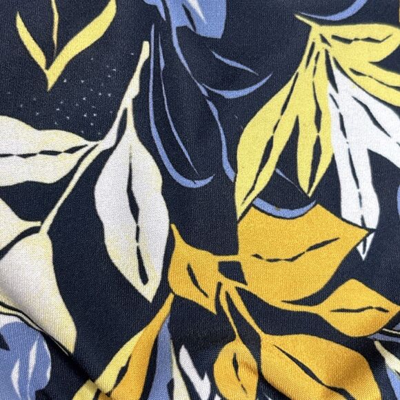 Danskin Now Sports Bra L Multicolor Leaf Print Activewear Crop Top Workout - Picture 7 of 7